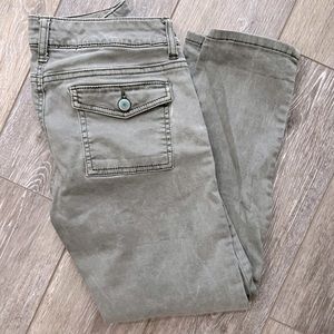 Vintage * American Eagle Olive/Army Green Cargo Pants Size 0